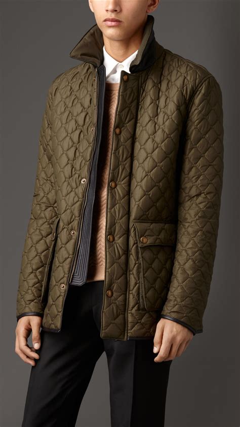 burberry mens field coat|Burberry jacket men's quilted.